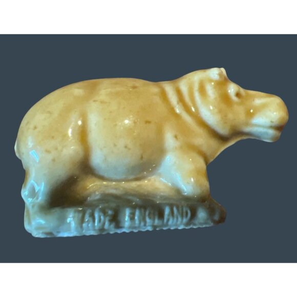 Wade England Animal Miniatures Set Of 3 Giraffe Hippo Bear Ceramic Figurines - Picture 7 of 14